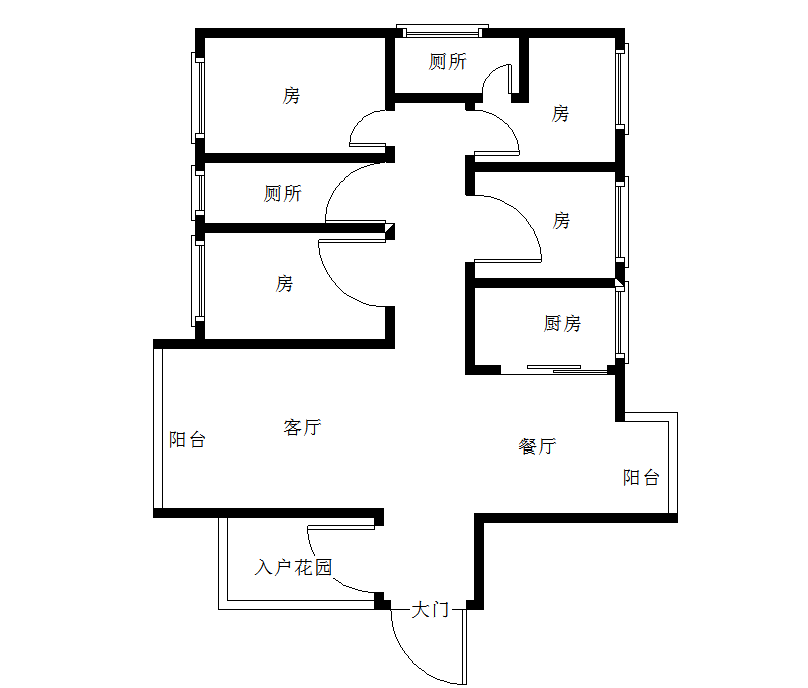 瑞和景园  3室2厅2卫   79.00万