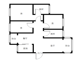 玉瓷俪景  3室2厅2卫   58.80万