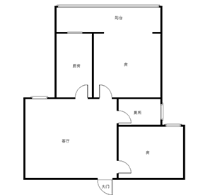 群兴花园  2室2厅1卫   20.80万