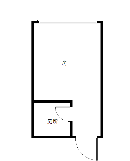 世纪广场  1室0厅1卫   30.80万