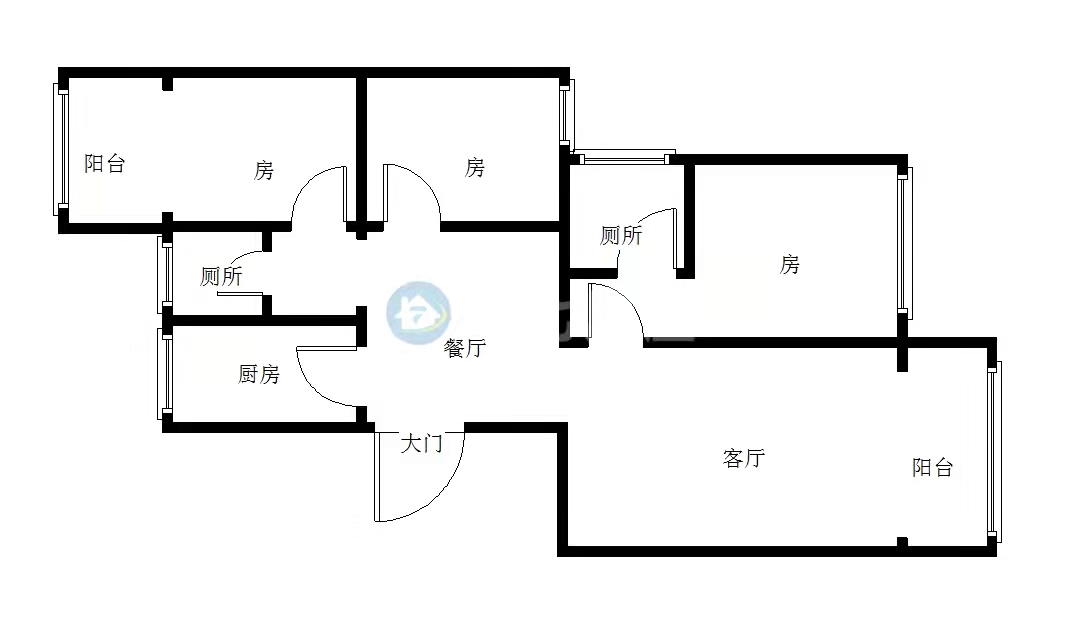 金泰玺园  3室2厅2卫   55.80万