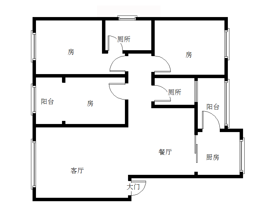 金石小区  3室2厅2卫   35.80万