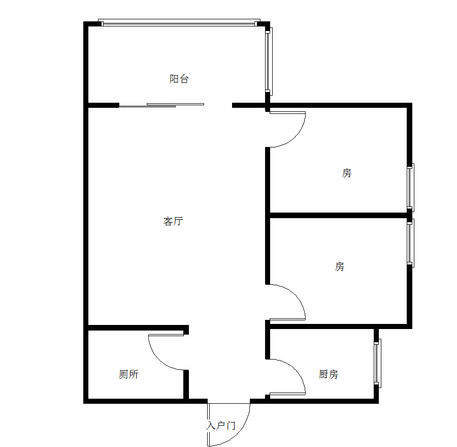 金东陶子湖西区  2室1厅1卫   45.00万