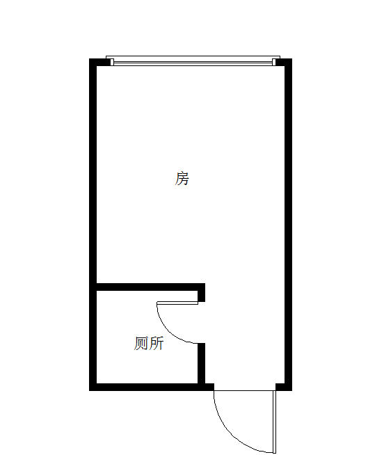 世纪广场  1室1厅1卫   35.00万