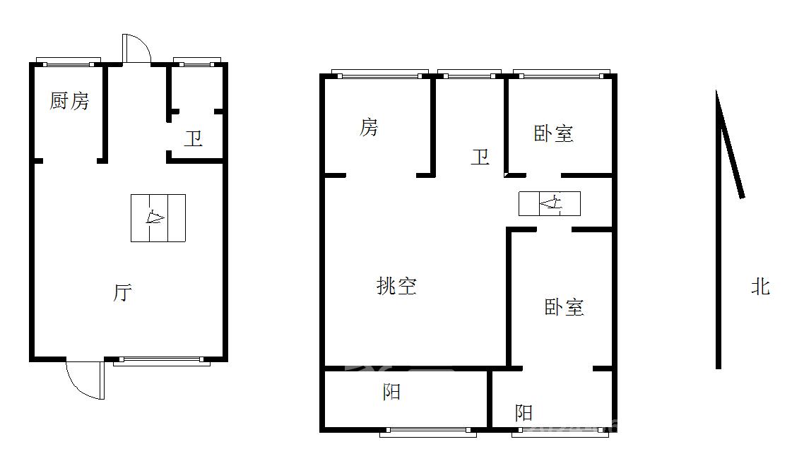 盘龙名府  1室1厅1卫   25.00万