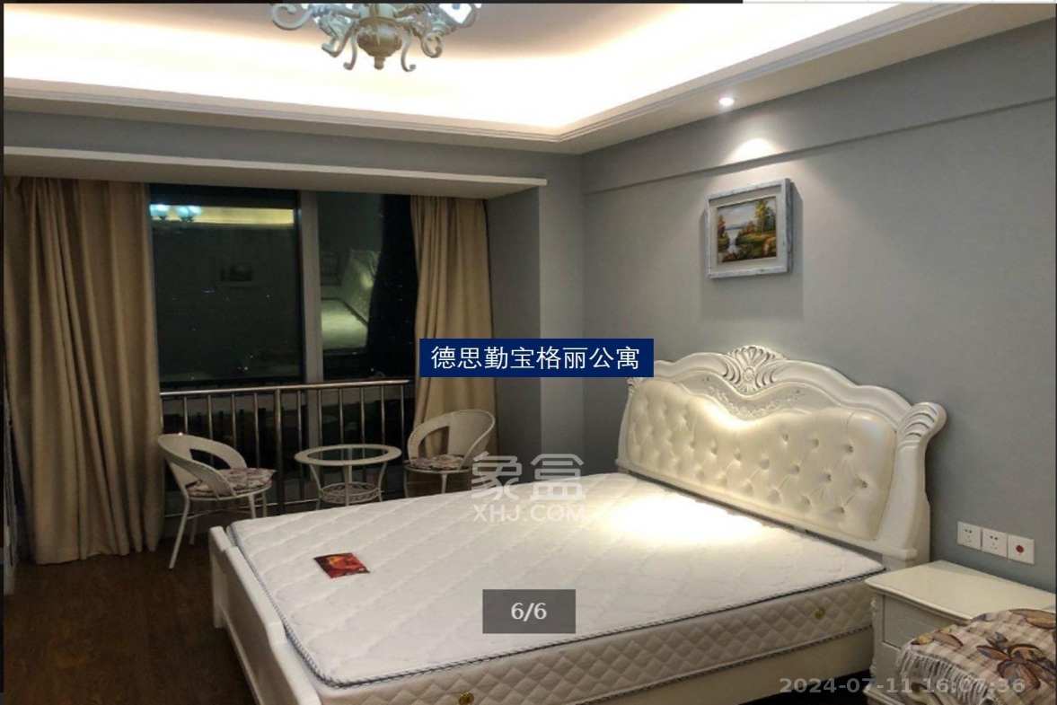 德思勤城市广场（宝格丽公寓）  1室0厅0卫   2300.00元/月室内图
