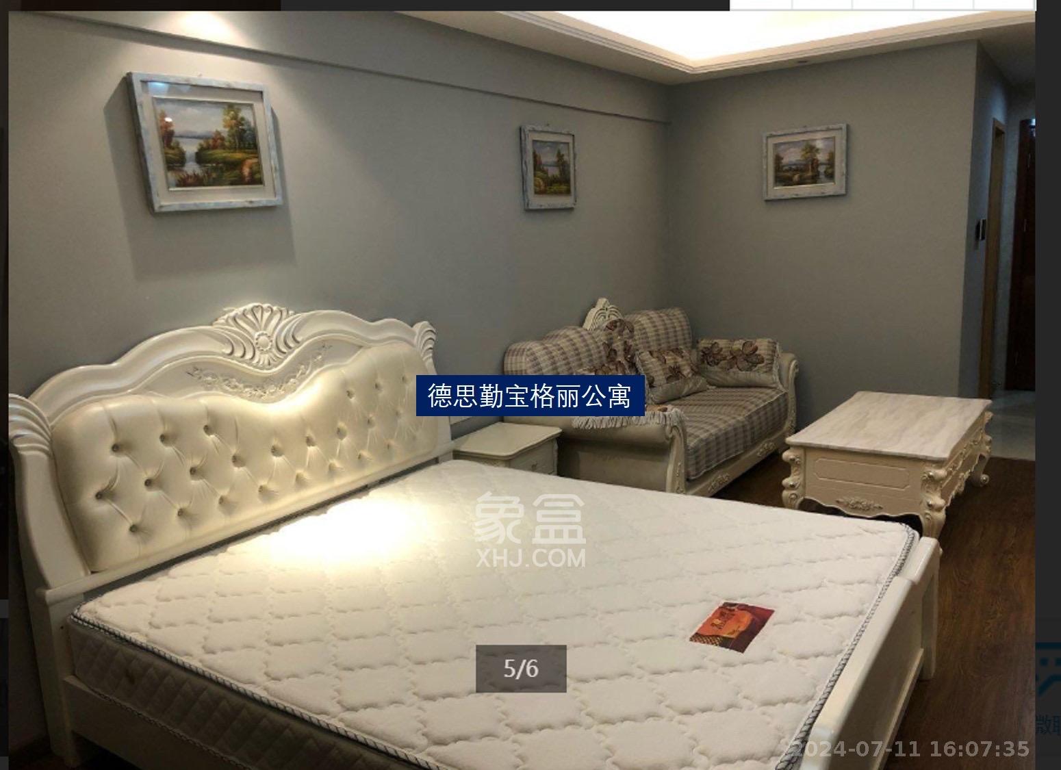 德思勤城市广场（宝格丽公寓）  1室0厅0卫   2300.00元/月