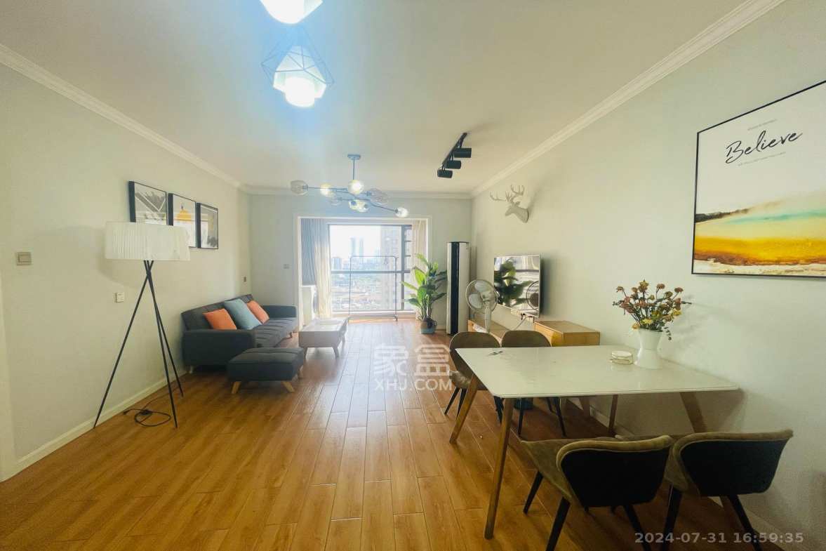 上园商住小区  3室2厅2卫    3800.0元/月室内图