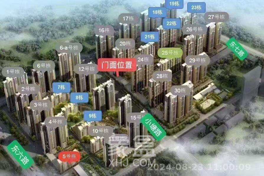 中国铁建国际城二期   69.0㎡      3500.0元/月小区图