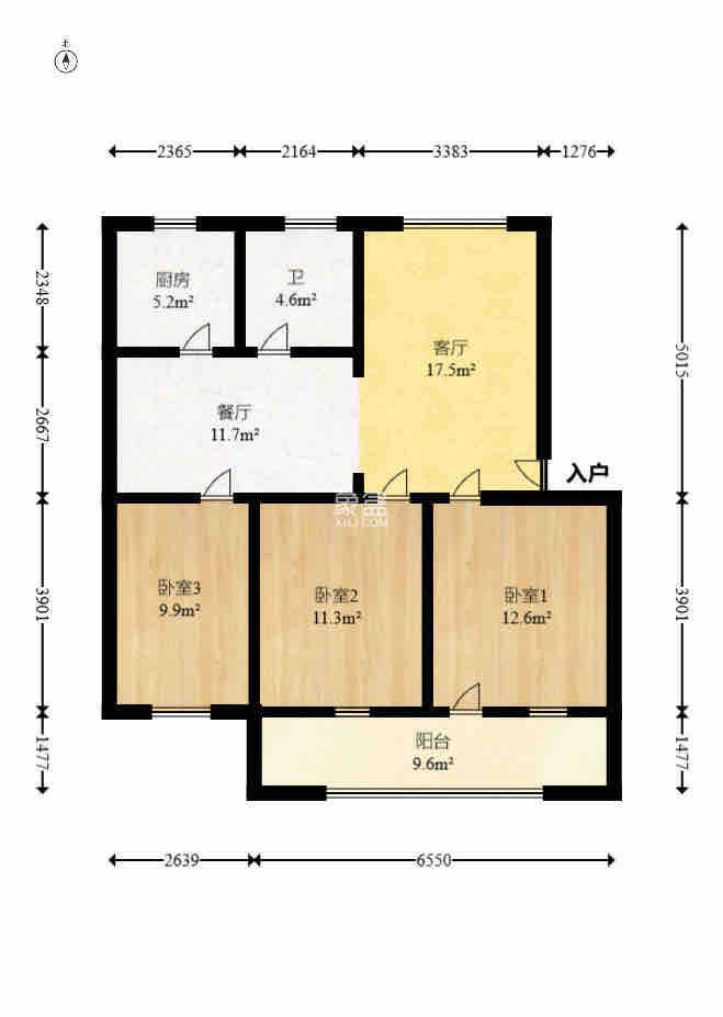 同鑫家园  1室1厅1卫    1450.0元/月 同鑫家园  1室1厅1卫    1450.0元/月户型图