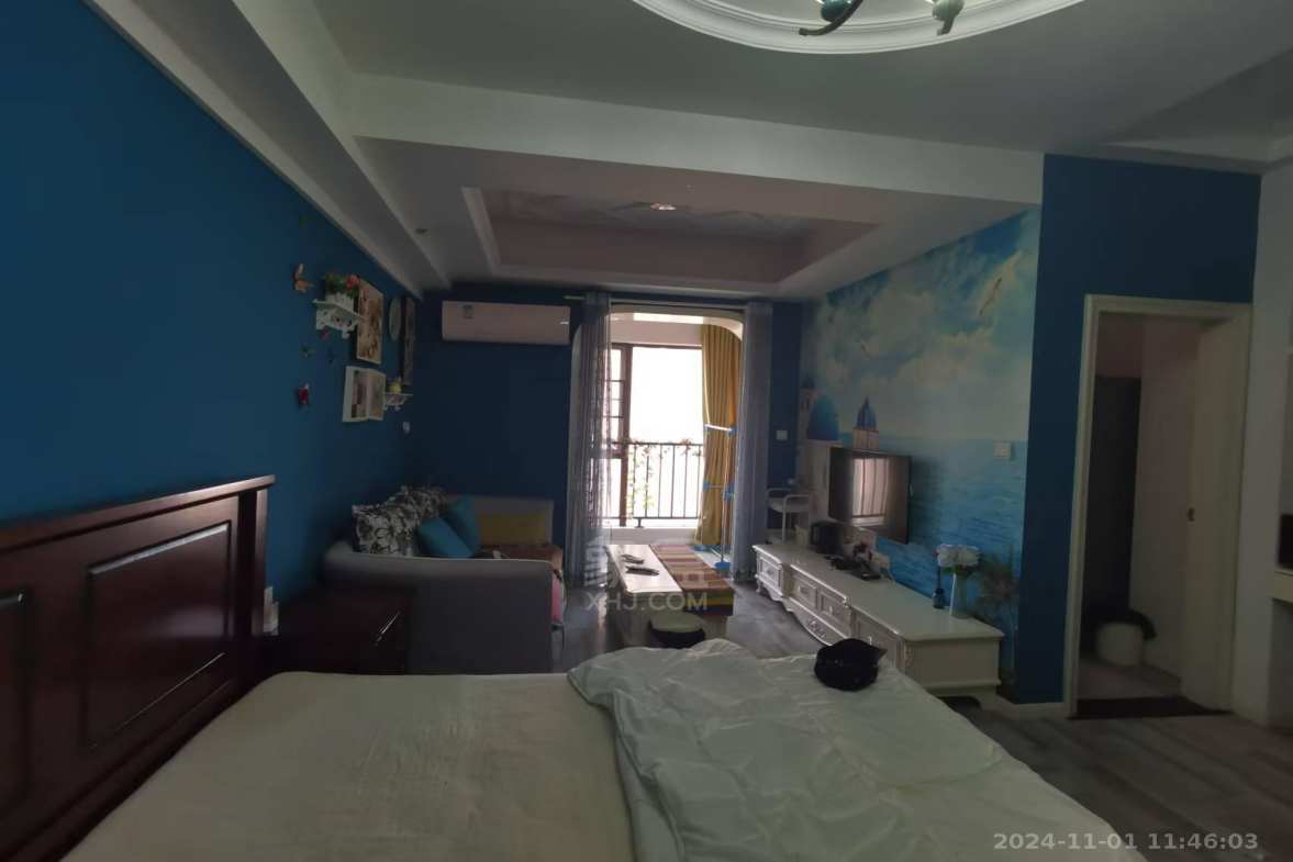 中泰财富湘江 1室1厅1卫 1500.0元/月 中泰财富湘江 1室1厅1卫 1500.0元/月户型图