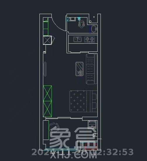 长房UP年代  1室0厅1卫   1600.00元/月室内图