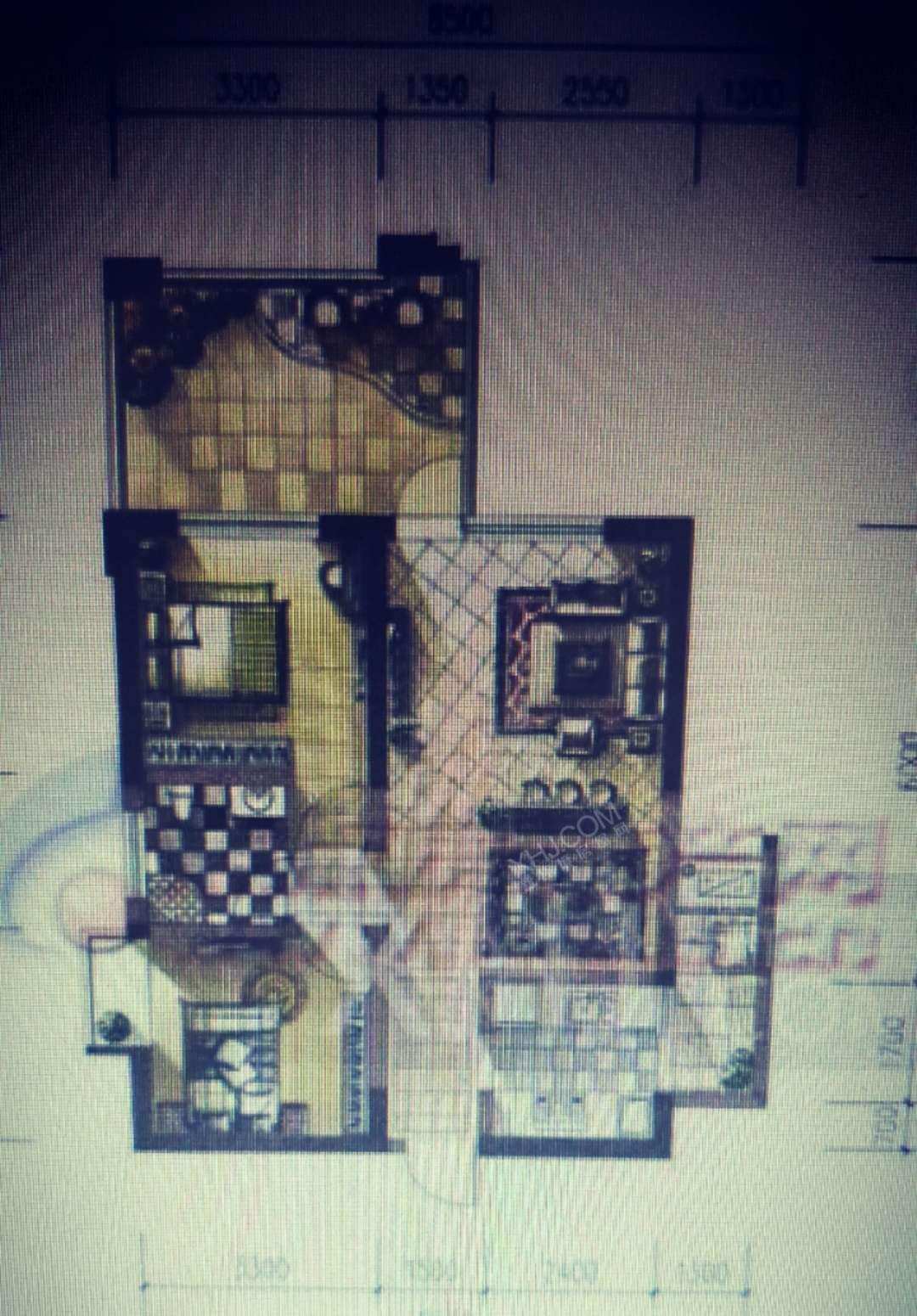 天府鹤林-东区(二期) 1室1厅1卫 1200.0元/月 天府鹤林-东区(二期) 1室1厅1卫 1200.0元/月户型图