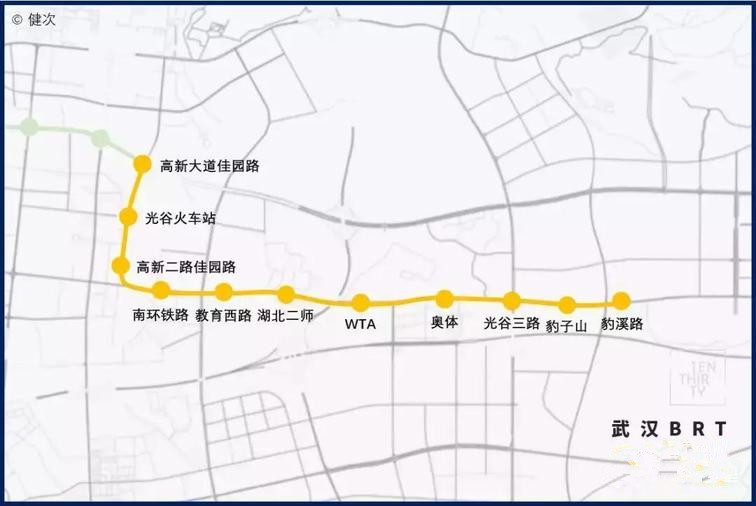 沌口t1电车路线图片