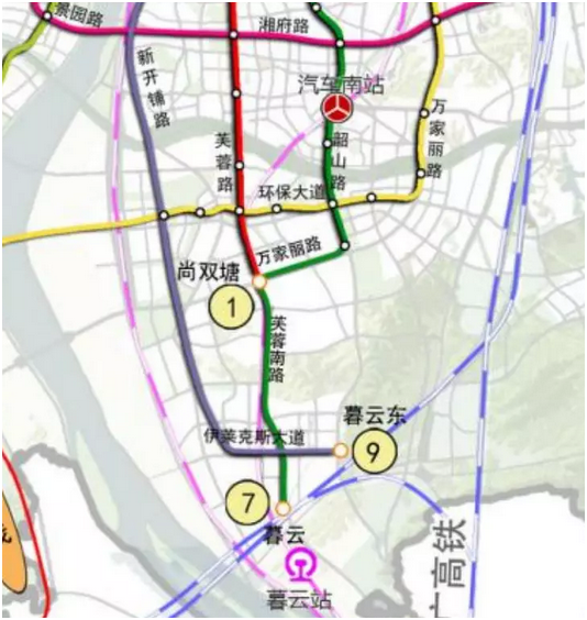 扎心地鐵78號線均拋棄了含浦長沙地鐵何時能有含浦的名字