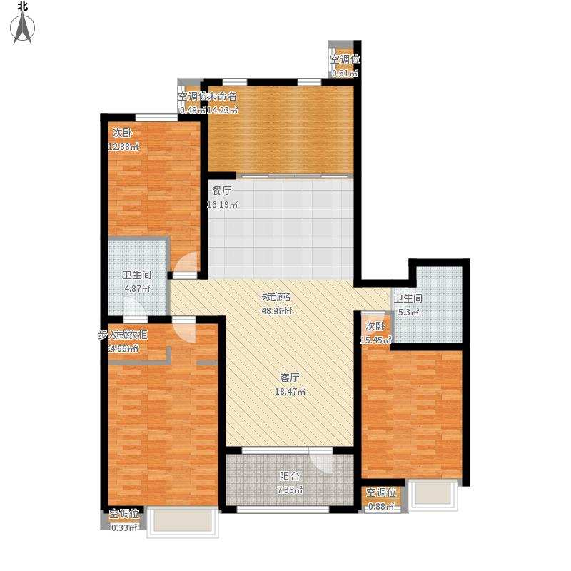 城投F1公寓  2室1厅1卫   1800.00元/月户型图