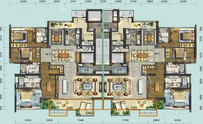 新天·半山墅戶型圖_廣州新天·半山墅戶型圖大全_房型圖-廣州象盒