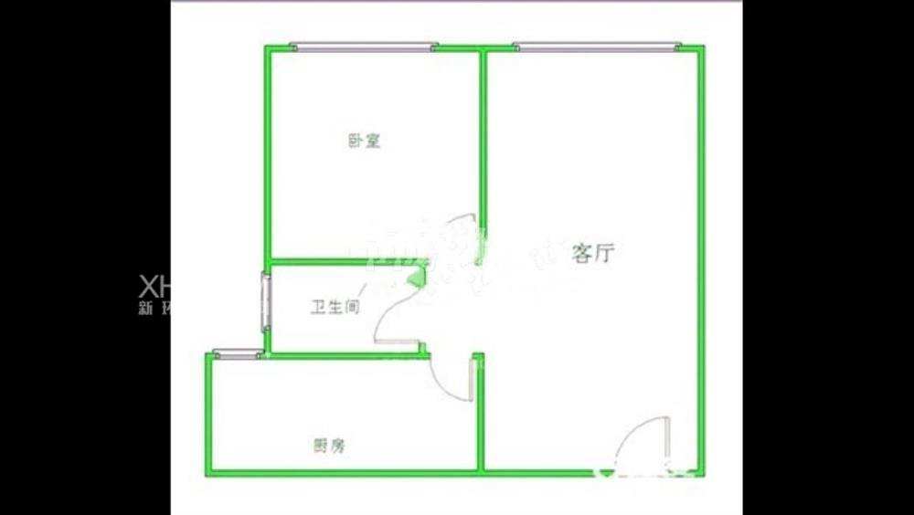 朗基龙堂 1室1厅1卫 1800.0元/月 朗基龙堂 1室1厅1卫 1800.0元/月户型图