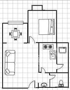 南湖锦苑 1室1厅1卫 1200.0元/月 南湖锦苑 1室1厅1卫 1200.0元/月户型图