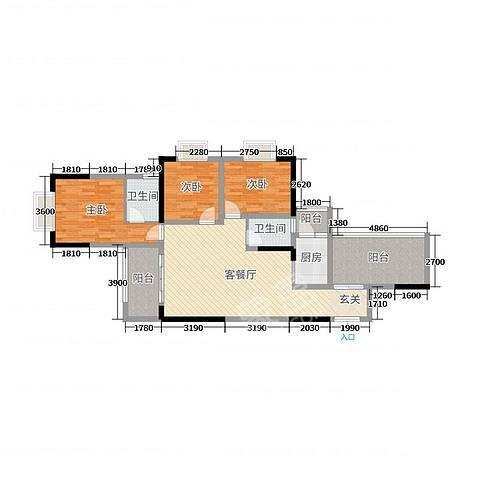 香月湖  3室2厅2卫    6500.0元/月 香月湖  3室2厅2卫    6500.0元/月室内图1