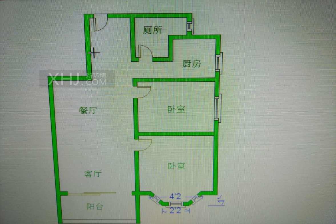 香格里拉 2室2厅1卫 2200.0元/月 香格里拉 2室2厅1卫 2200.0元/月户型图