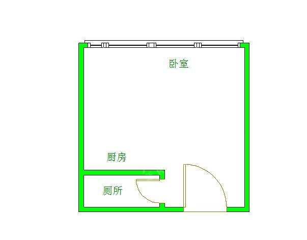 保利星座 1室1厅1卫 1800.0元/月 保利星座 1室1厅1卫 1800.0元/月户型图