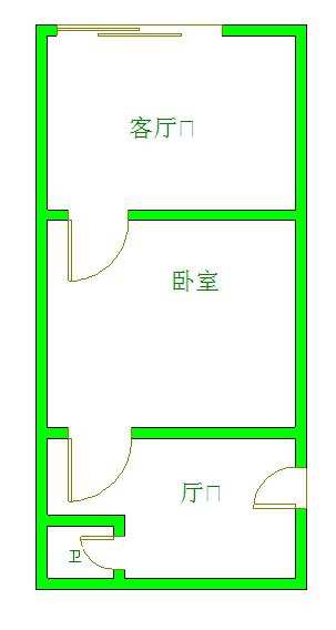 贝森园  2室1厅1卫    1600.0元/月室内图1