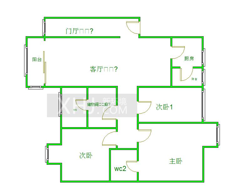 紫芸金沙  3室2厅2卫   238.00万