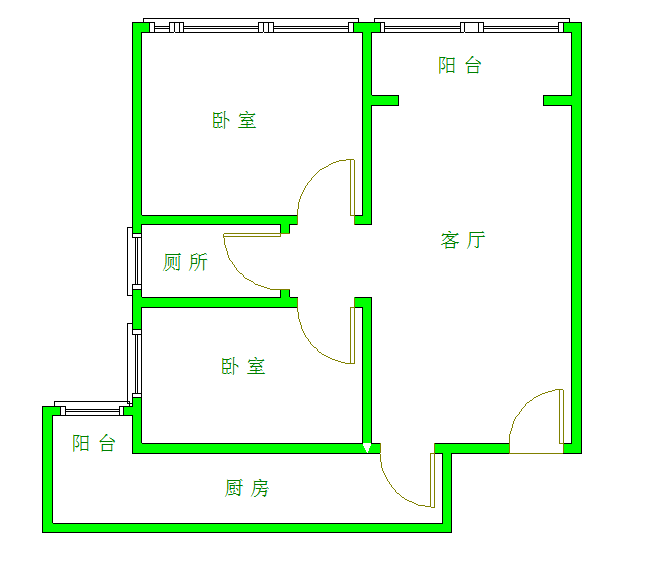 西映金沙 2室1厅1卫 17000元/月