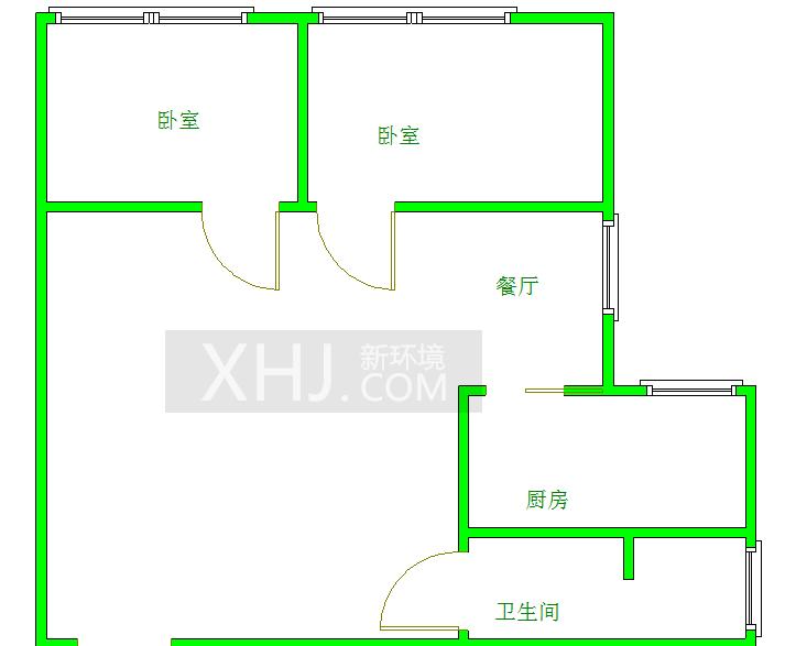 美苑  2室1厅1卫   105.00万