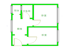 蜀辉路299号  2室1厅1卫   1300.00元/月