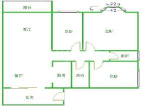 凯旋天际湾  3室2厅2卫    350.0万