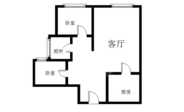 中洲锦城湖岸 户型图图片