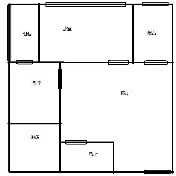 左右小区  2室1厅1卫    1600.0元/月 左右小区  2室1厅1卫    1600.0元/月室内图1