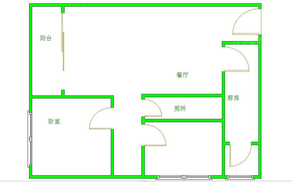 上善清波A  2室1厅1卫    2000.0元/月室内图1