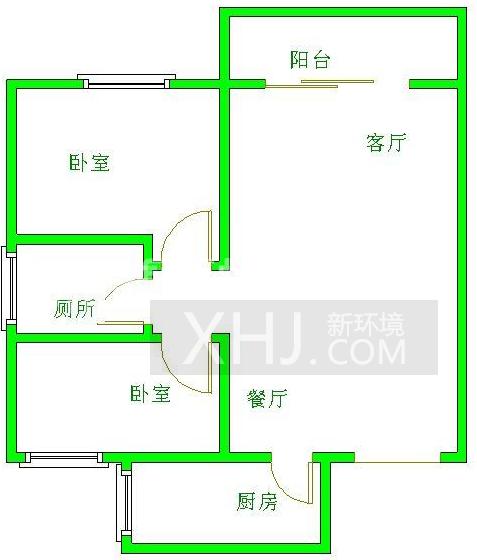 生活立方  2室2厅1卫   164.00万