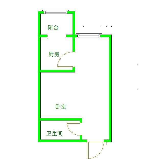 海棠月色  1室1厅1卫    1800.0元/月室内图1
