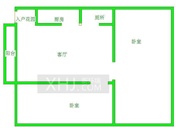 南湖春天  1室1厅1卫    1500.0元/月室内图1