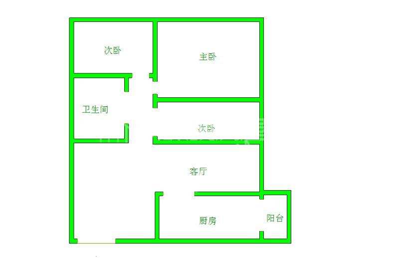 icon尚郡  3室2厅1卫   3200.00元/月室内图1