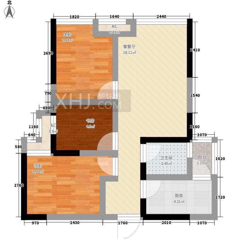南湖国际2期  3室1厅1卫    2000.0元/月室内图1
