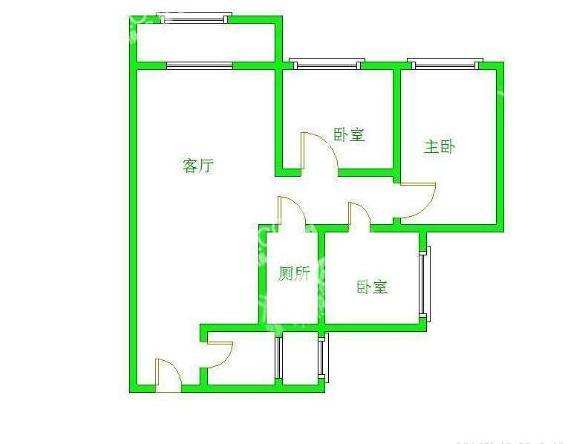 天府鹤林-东区（二期）  3室1厅1卫   1800.00元/月室内图1