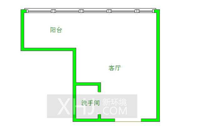 一品CG 1室0厅1卫 1800.0元/月 一品CG 1室0厅1卫 1800.0元/月户型图