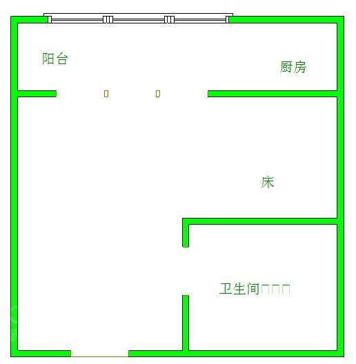 仁美大源映象 1室1厅1卫 1600.0元/月 仁美大源映象 1室1厅1卫 1600.0元/月户型图