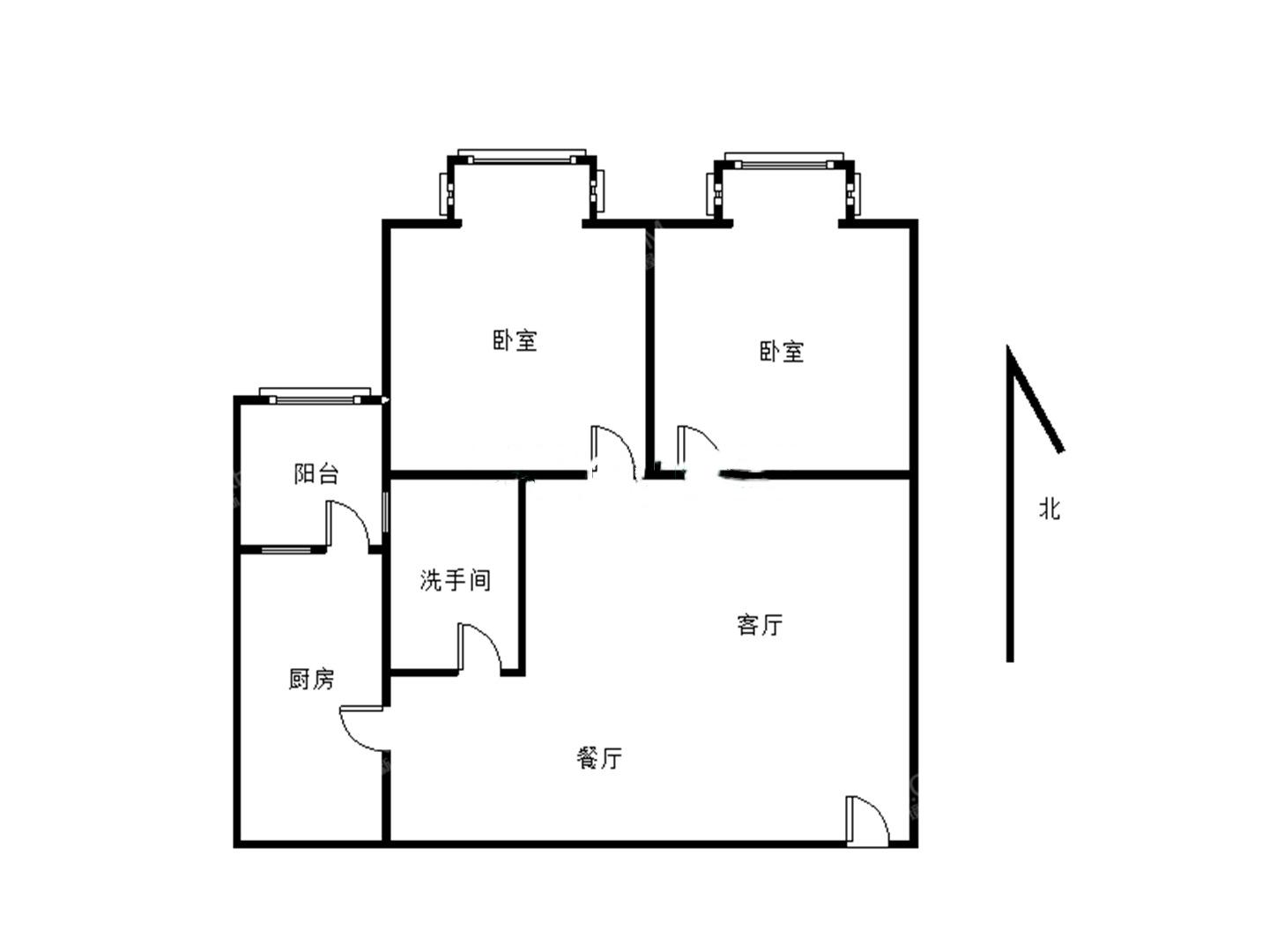 金沙鹭岛四期  2室1厅1卫   2800.00元/月