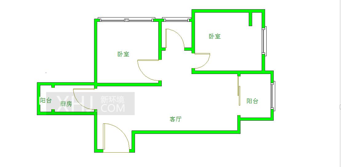 TT尚品  2室2厅1卫   175.00万