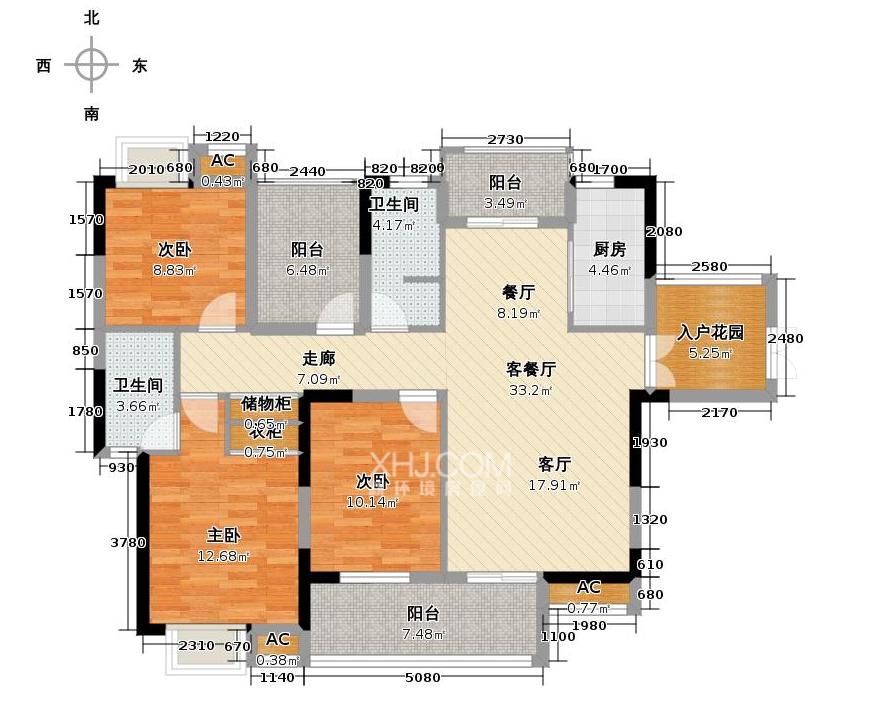 金阳世纪城龙晖苑  3室2厅1卫   120.00万