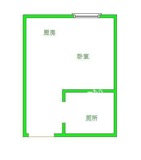 保利星座 1室1厅1卫 2200.0元/月 保利星座 1室1厅1卫 2200.0元/月户型图