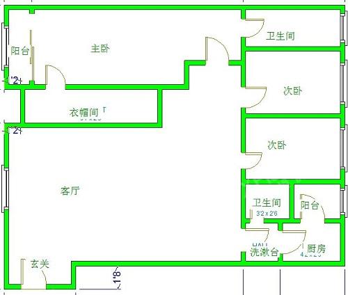 华润凤凰城三期  3室2厅2卫   325.00万