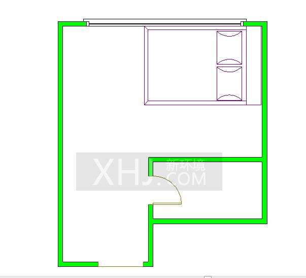 保利星座 1室0厅1卫 2600.0元/月 保利星座 1室0厅1卫 2600.0元/月户型图