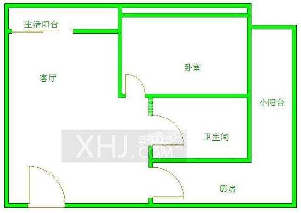 icon尚郡  1室1厅1卫    90.0万室内图1